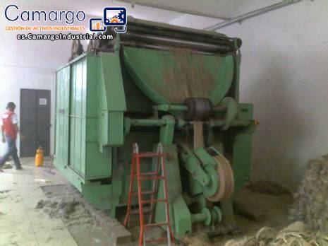 Equipo para procesar fibras naturales o sint�ticas 150 kg hora