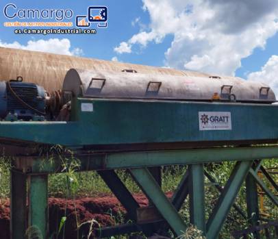 Decantador Gratt de acero inoxidable con tapa de rosca, 10 m�/hora