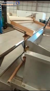 Envasadora semiautom�tica de acero inoxidable sobre bandejas Joagro