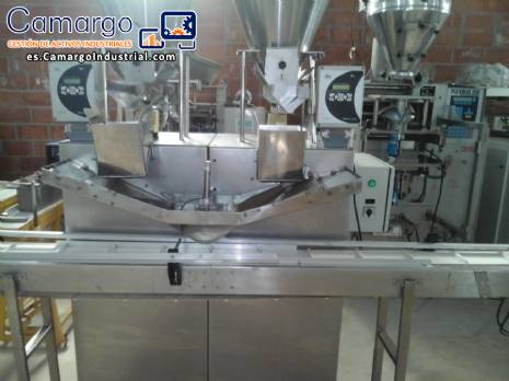 Medici�n de pesaje con c�lula de carga y doble acero inoxidable silos marca Donar