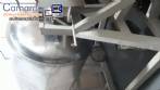 Mezclador rotatorio con camisa de acero inoxidable