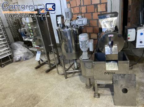 M�quina Max, despulpadora de tanque de envasado de 1000 pulpas de fruta/hora