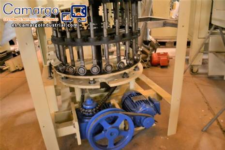 Prensa pa�oca cuadrada autom�tica 24 cavidades