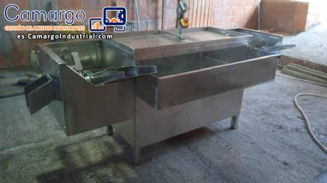 Peladora de yuca de acero inoxidable para m�quinas peladoras de yuca CMS