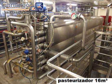 Pasteurizador tubular 16.000 L Tetra Pak