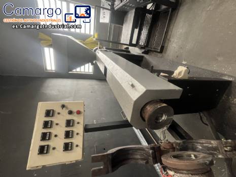 Extrusora para granulaci�n de pl�stico con desgasificaci�n de 60 mm y motor de 30 CV