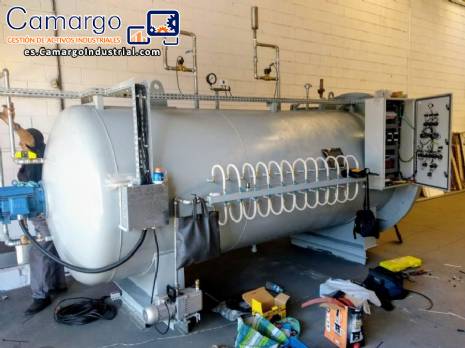 Autoclave horizontal para vidrio antibalas Pressure
