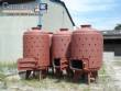 5 tanques cil�ndricos verticales de carbono acero 4000 L