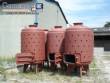 5 tanques cilndricos verticales de carbono acero 4000 L