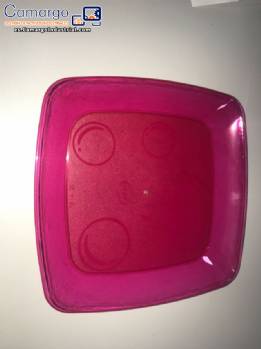 Molde de inyecci�n de plato cuadrado desechable