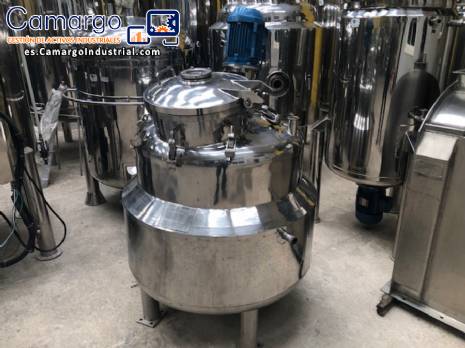 Reactor de proceso en acero inoxidable 250 L