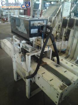 Sellador de cajas de cart�n con pegamento termofusible Jemak