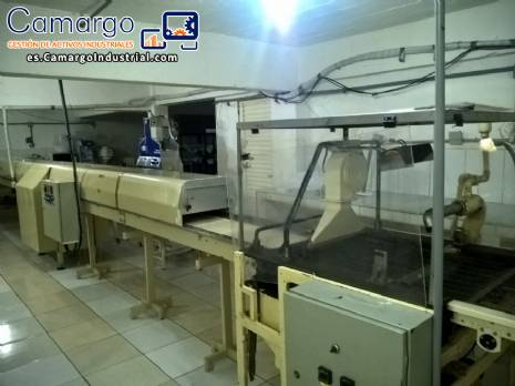 M�quina de cubierta de chocolate Baker Perkins