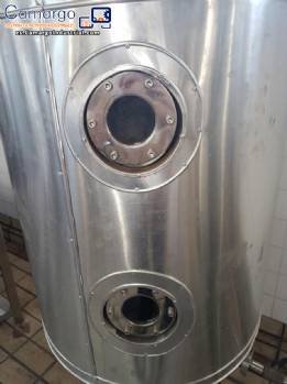 Tanque de acero inoxidable para 500 L