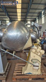 Recipiente para recubrimiento en forma de pera, 350 litros