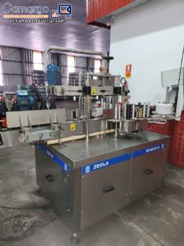 Etiquetadora autom�tica doble de acero inoxidable Zegla