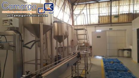 L�nea para la producci�n y envasado de productos higienizantes