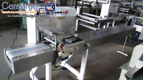 M�quina de embalaje del paquete de flujo Emblamaq