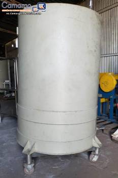Tanque de pl�stico de pol�mero de polipropileno Grabe 2000 L PP