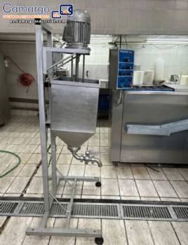 Mezcladora mezcladora de 30 litros para procesar jarabes