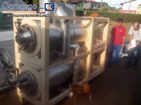 Sistemas de fr�o raspadores para producci�n de helado