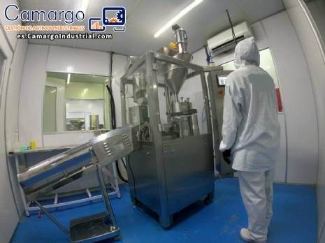 M�quina llenadora autom�tica de c�psulas de acero inoxidable NJP 1200