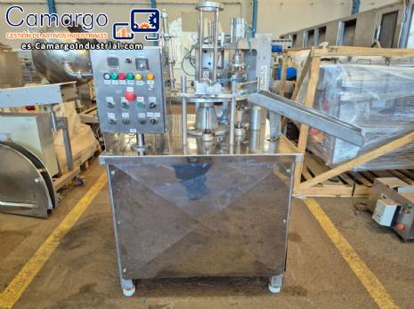 Llenadora semiautom�tica para tarros con tapa de aluminio NTI