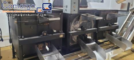 L�nea de tostado de man�, tostador/enfriador Fabrimak.