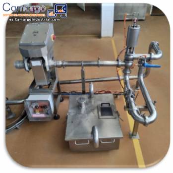 Detector de metales para tuber�as Loma Systems IQ4 para l�quidos viscosos y pastosos.