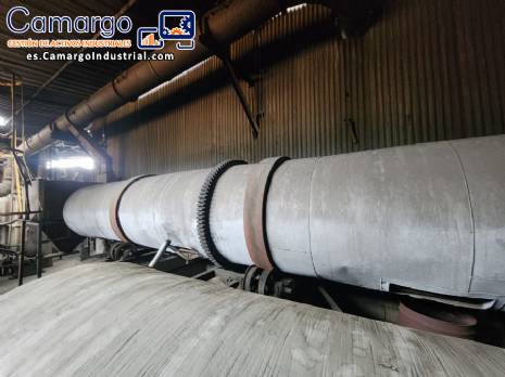 Secador rotatorio de acero inoxidable de 7,5 metros