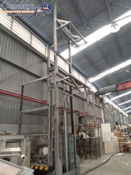 Elevador hidráulico con plataforma de cabina Elevador hidráulico con plataforma de cabina