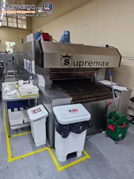 Horno túnel de cinta transportadora continua con quemador de gas Supremax Horno túnel de cinta transportadora continua con quemador de gas Supremax