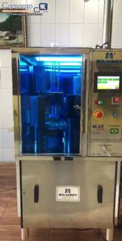 Llenadora rotativa con sellador de vasos Milainox Llenadora rotativa con sellador de vasos Milainox
