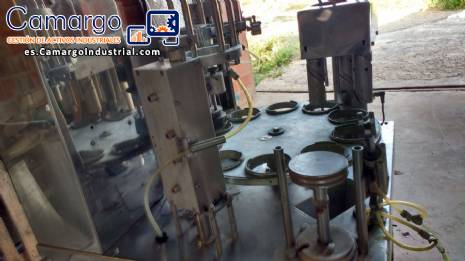Máquina de llenado de vasos giratorios Milainox M 22 Máquina de llenado de vasos giratorios Milainox M 22