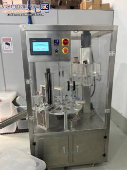 Máquina de llenado y sellado rotativa de acero inoxidable para cápsulas de café Máquina de llenado y sellado rotativa de acero inoxidable para cápsulas de café