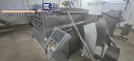 Mezcladora de paletas de acero inoxidable con 2 ejes, Simetria MMF300, para carne, embutidos y alimentos para mascotas. Mezcladora de paletas de acero inoxidable con 2 ejes, Simetria MMF300, para carne, embutidos y alimentos para mascotas.